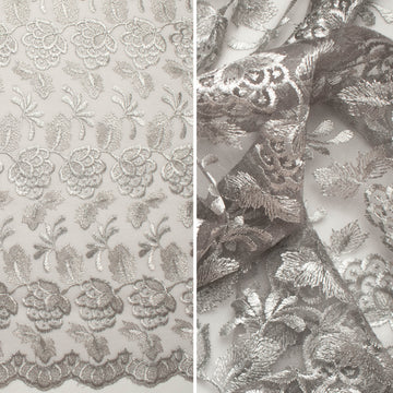 Embroidered Lace BF-MF5 Grey