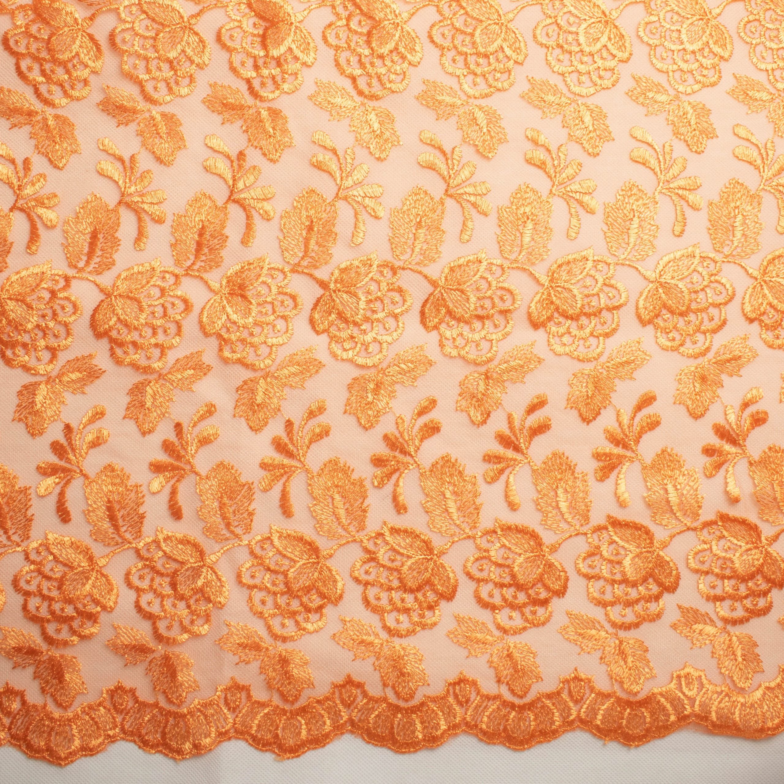Embroidered Lace BF-MF5 Orange