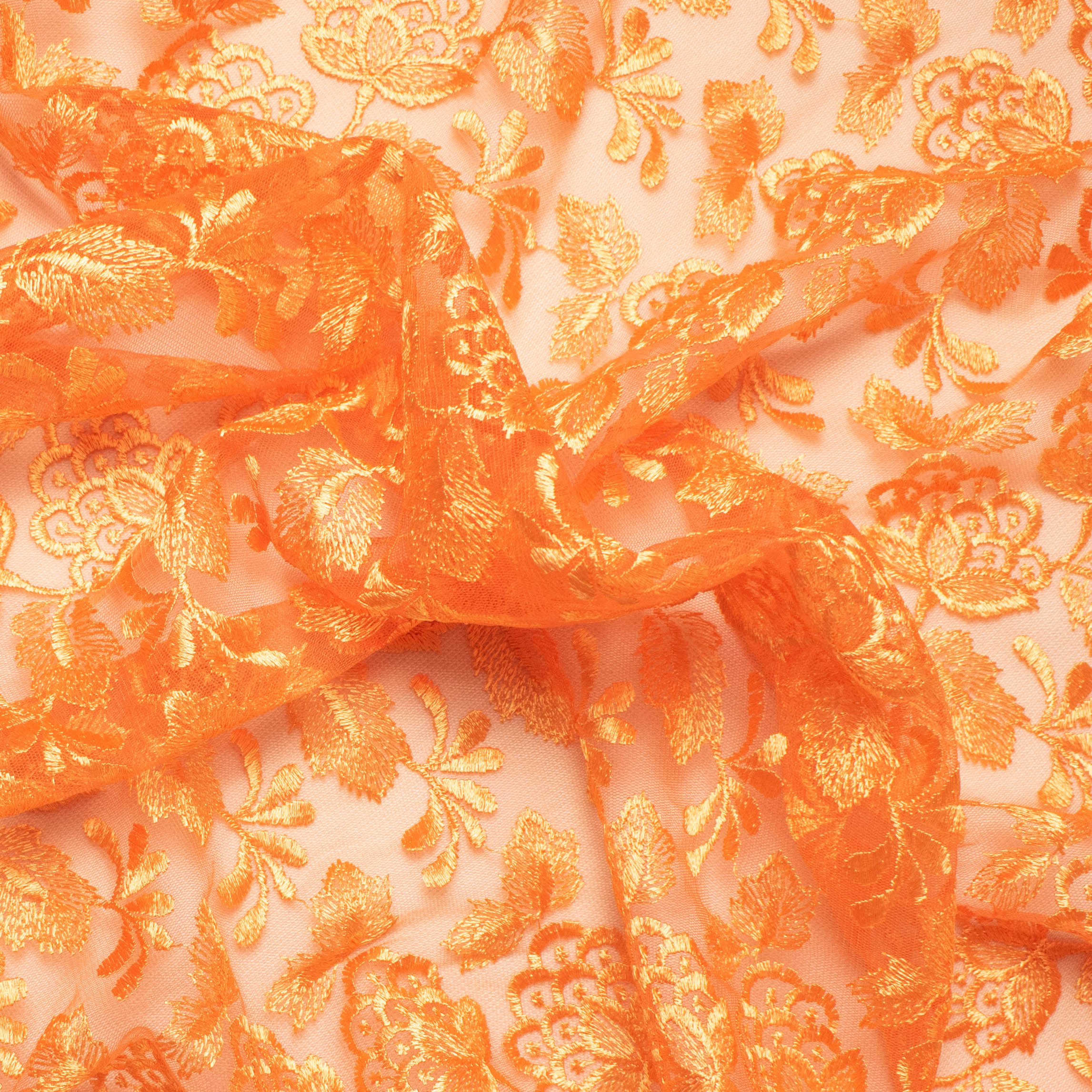 Embroidered Lace BF-MF5 Orange