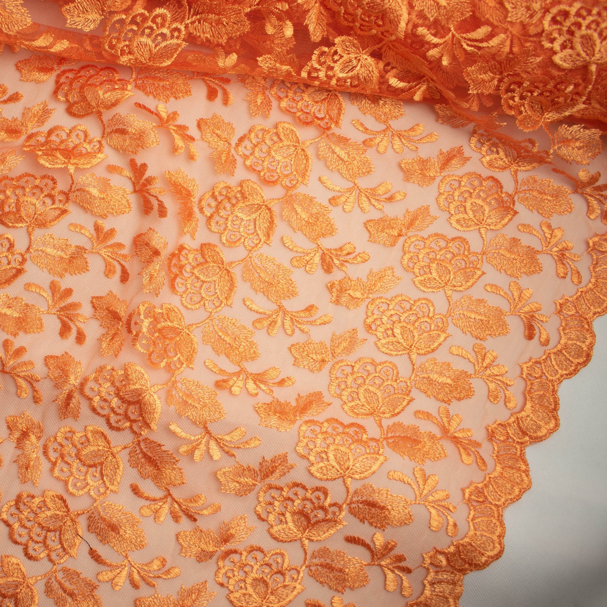 Embroidered Lace BF-MF5 Orange