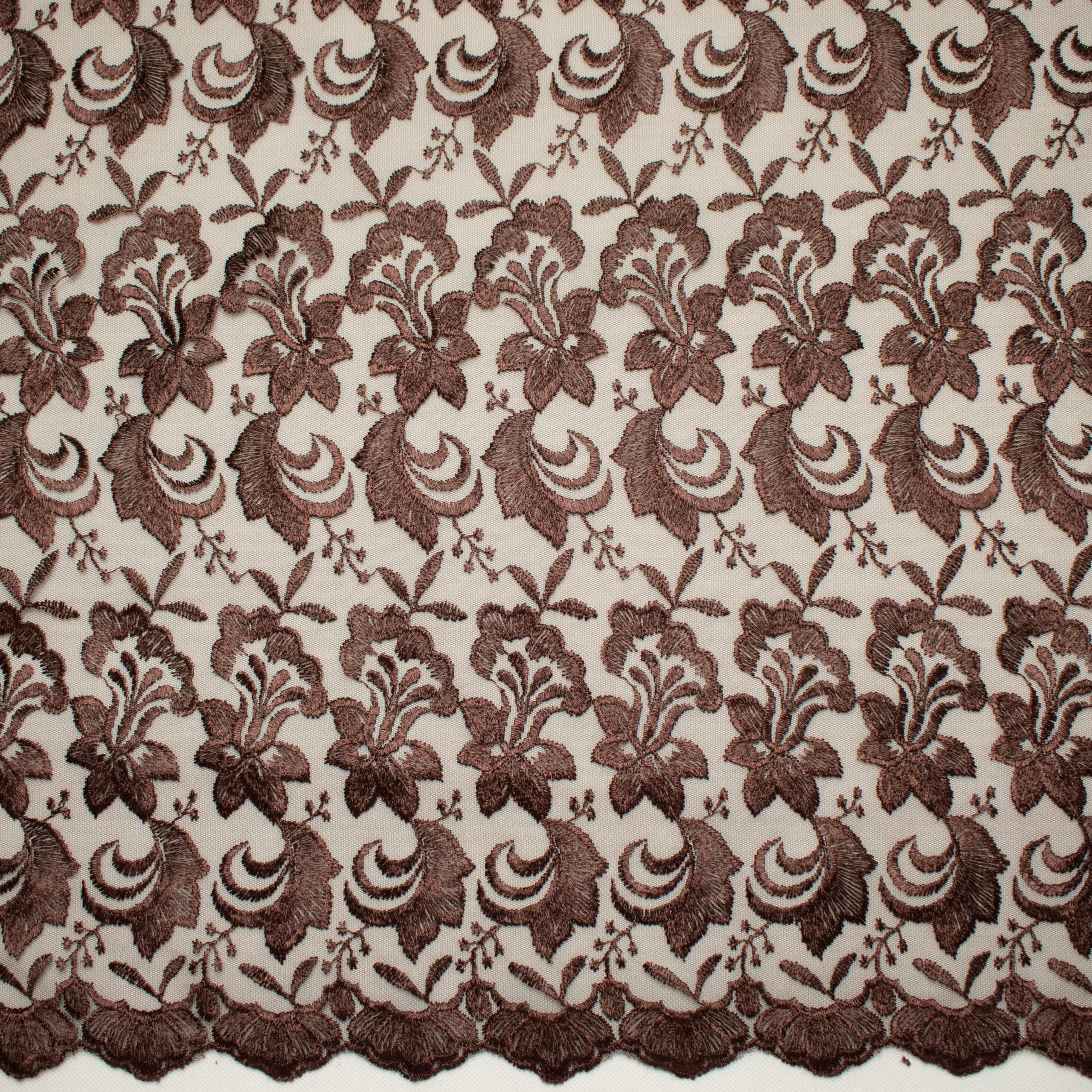 Embroidered Lace BF-MF6 Brown