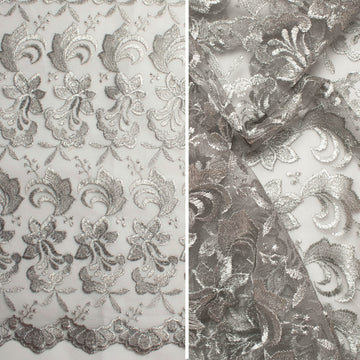 Embroidered Lace BF-MF6 Grey