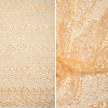 Embroidered Lace SF-01198 Peach