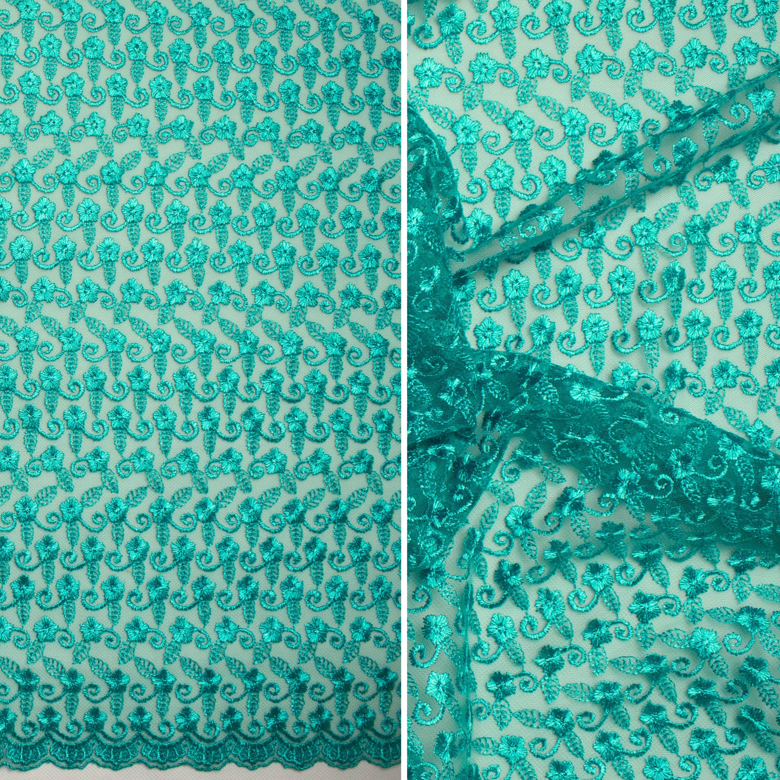 Embroidered Lace SF-01612 Gemstone