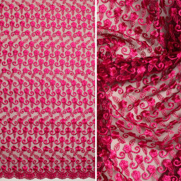 Embroidered Lace SF-01612 Magenta