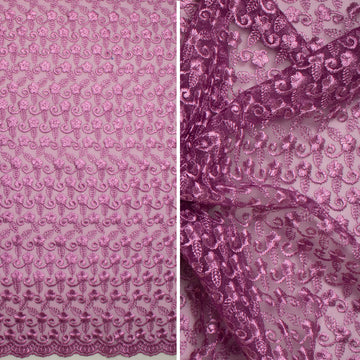 Embroidered Lace SF-01612 Mauve