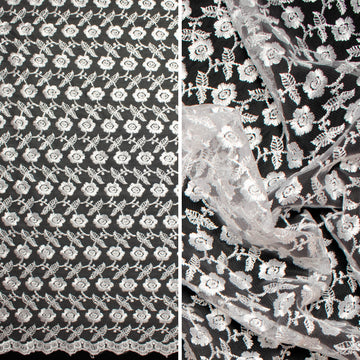 Embroidered Lace SF-058781L1 White