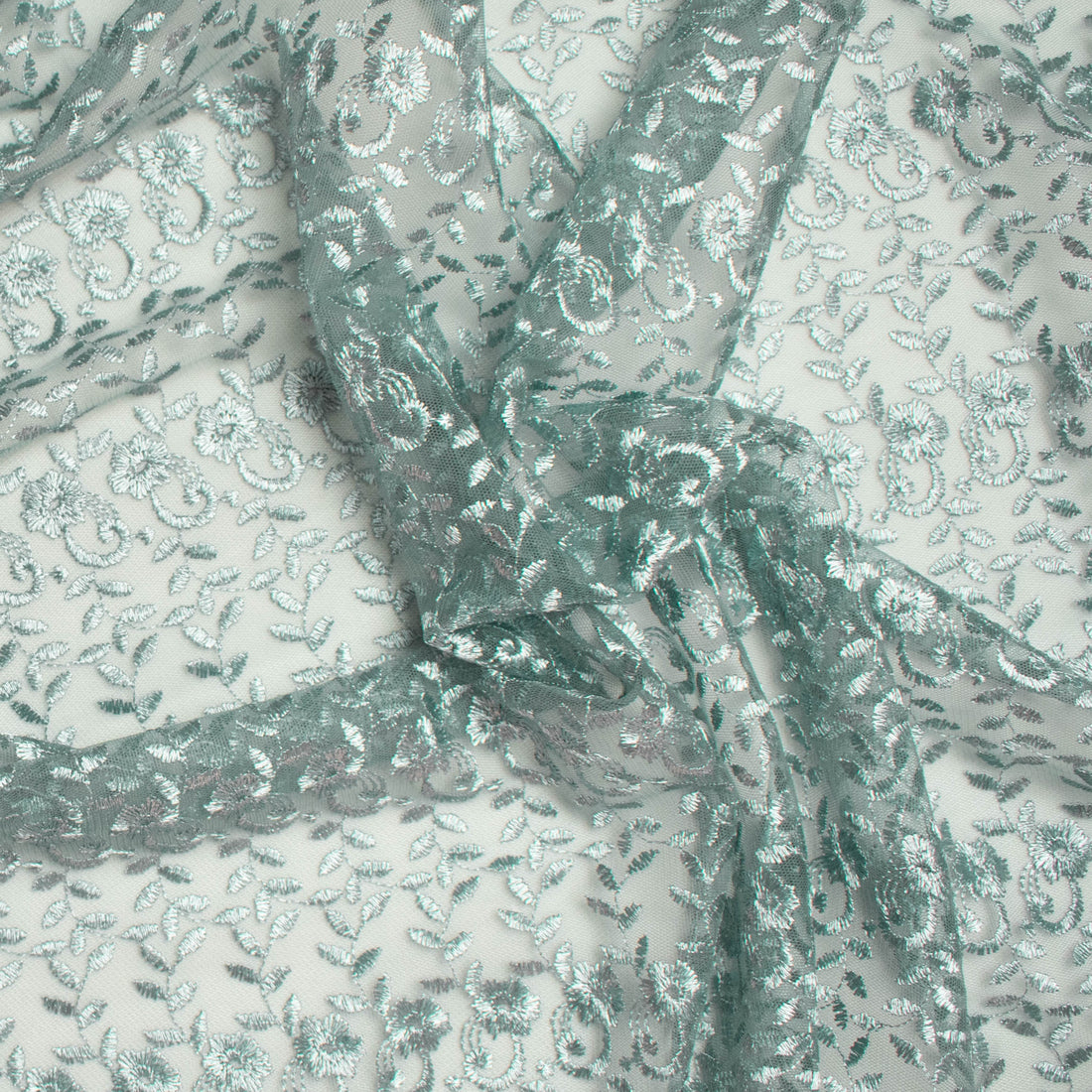 Embroidered Lace SF-01198 Grey