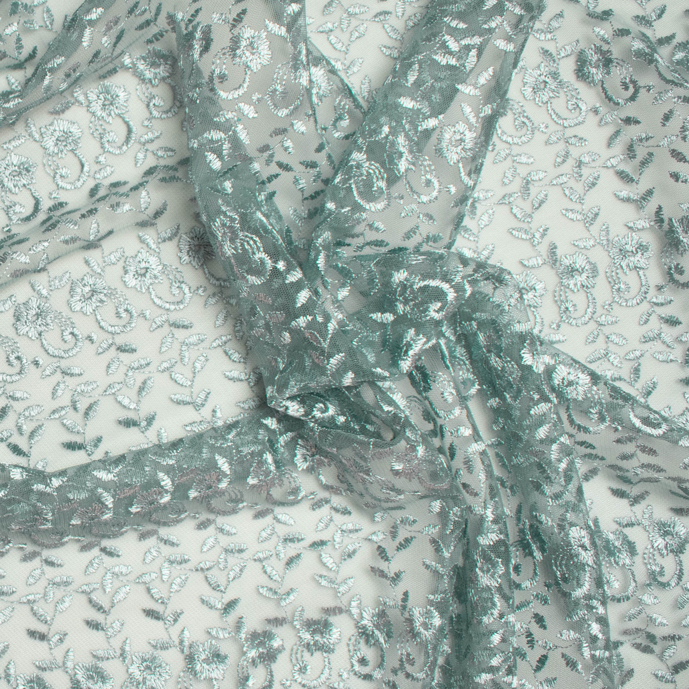 Embroidered Lace SF-01198 Grey