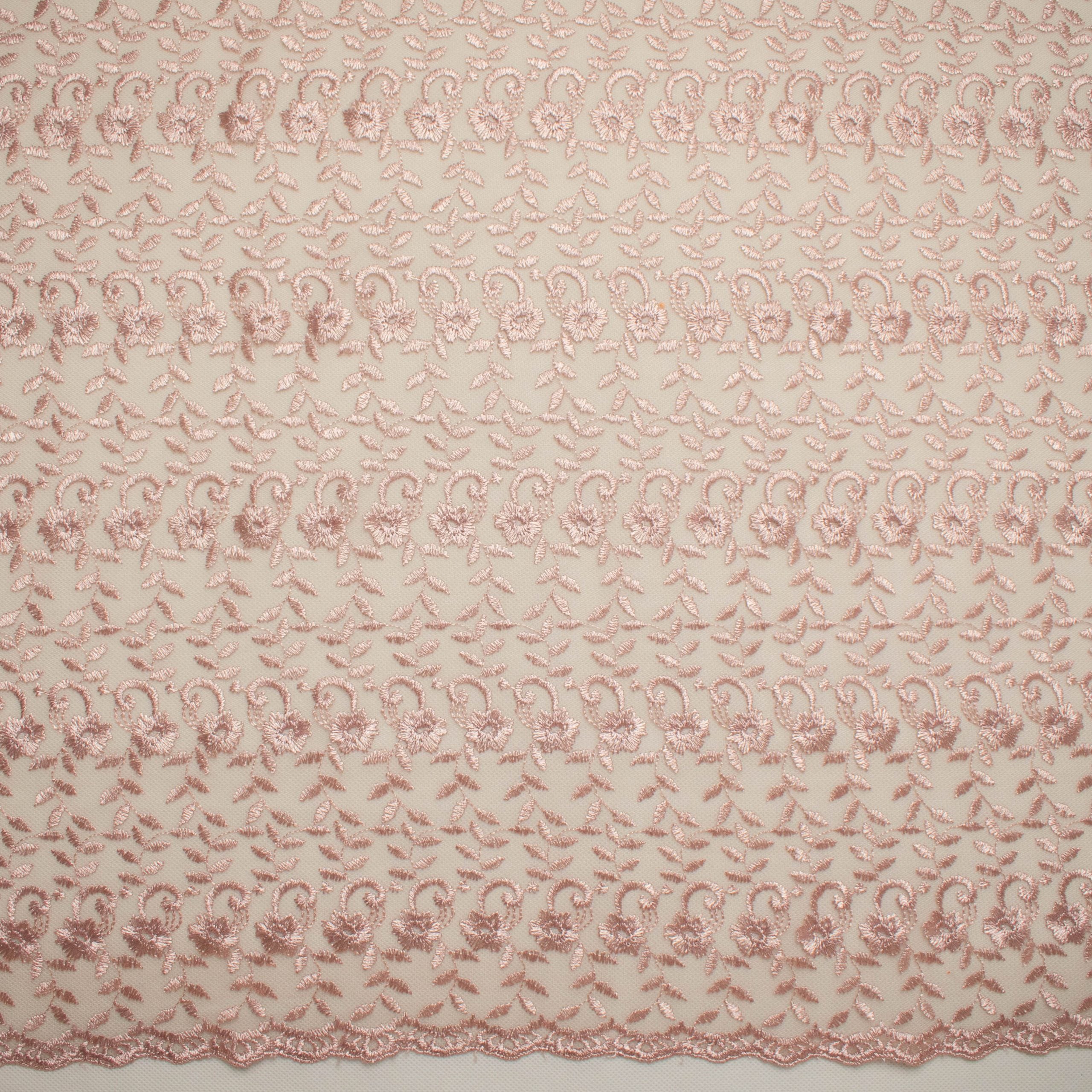 Embroidered Lace SF-01198 Dusty Rose