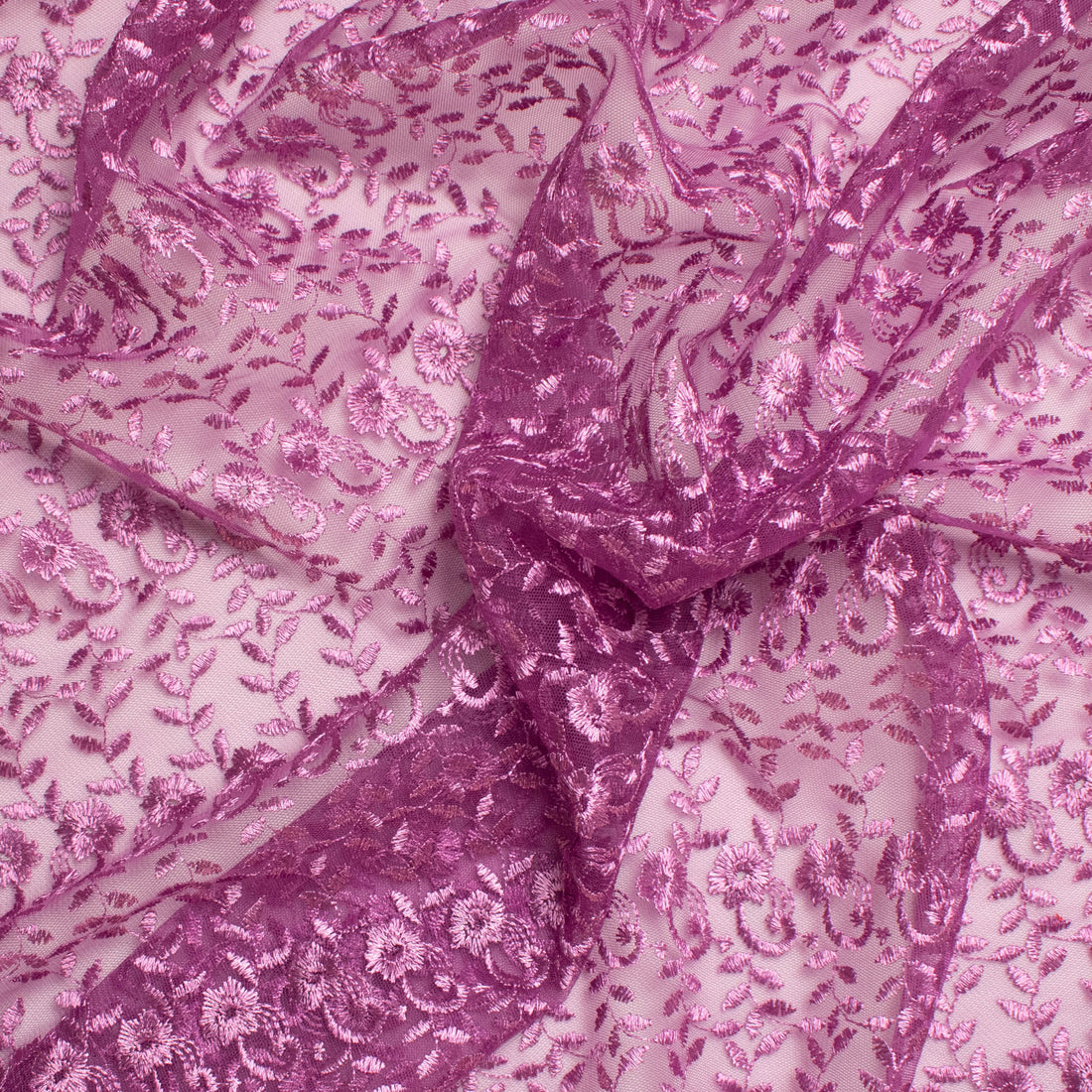 Embroidered Lace SF-01198 Mauve