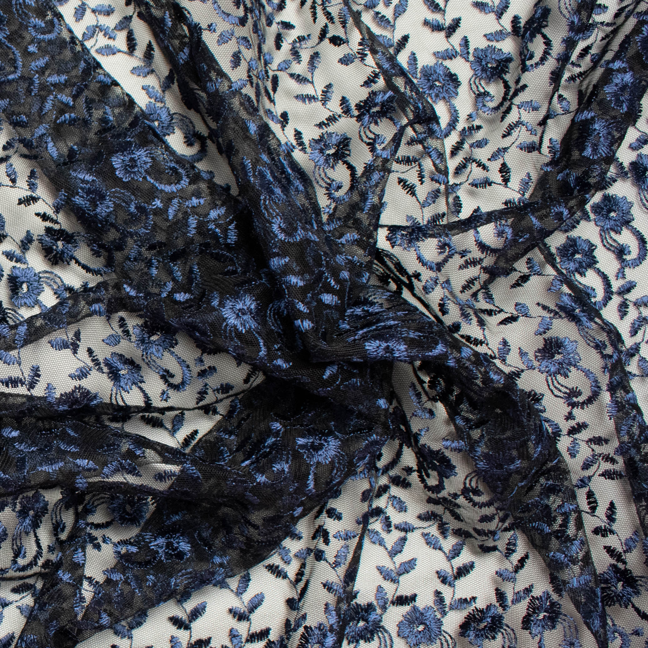 Embroidered Lace SF-01198 Navy