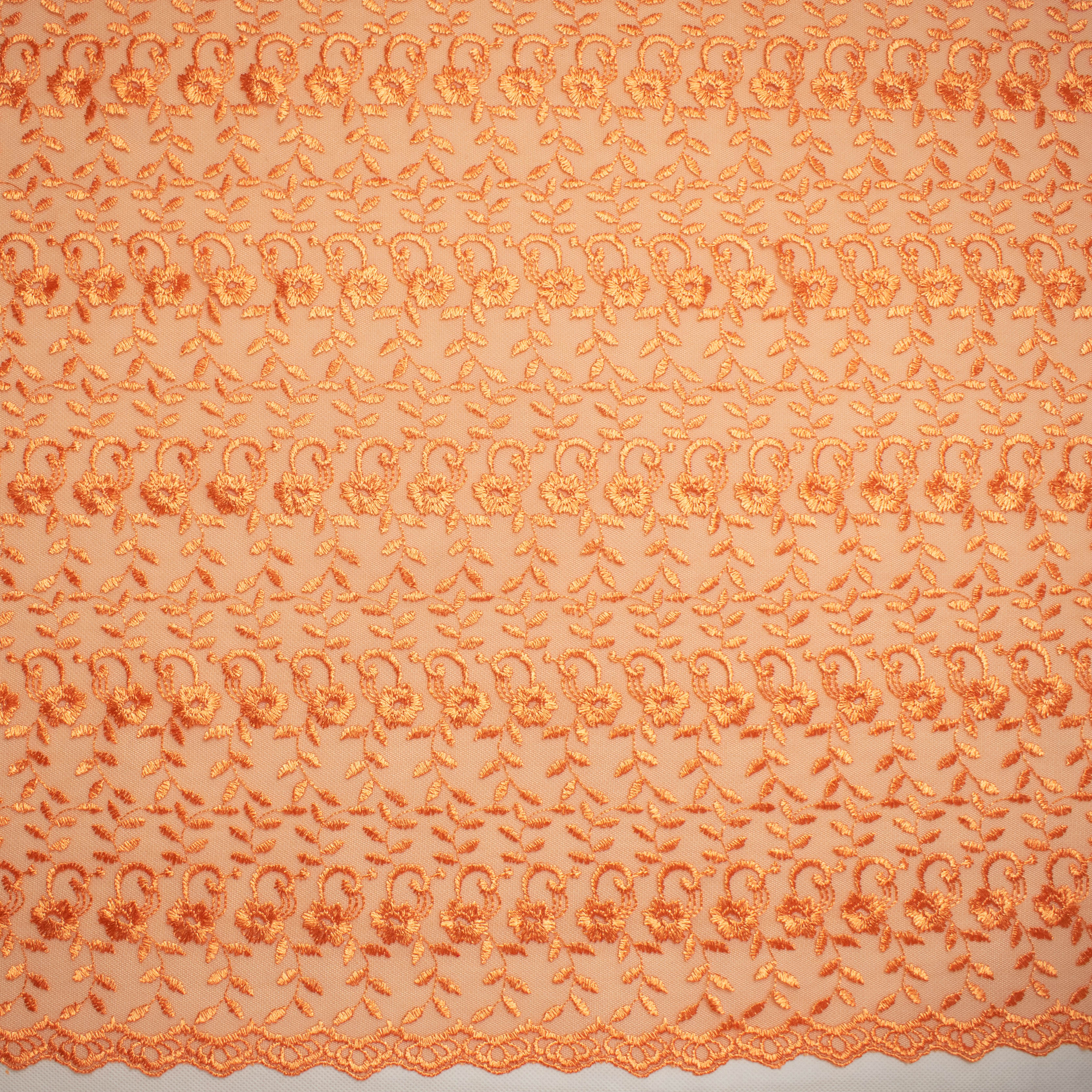 Embroidered Lace SF-01198 Orange