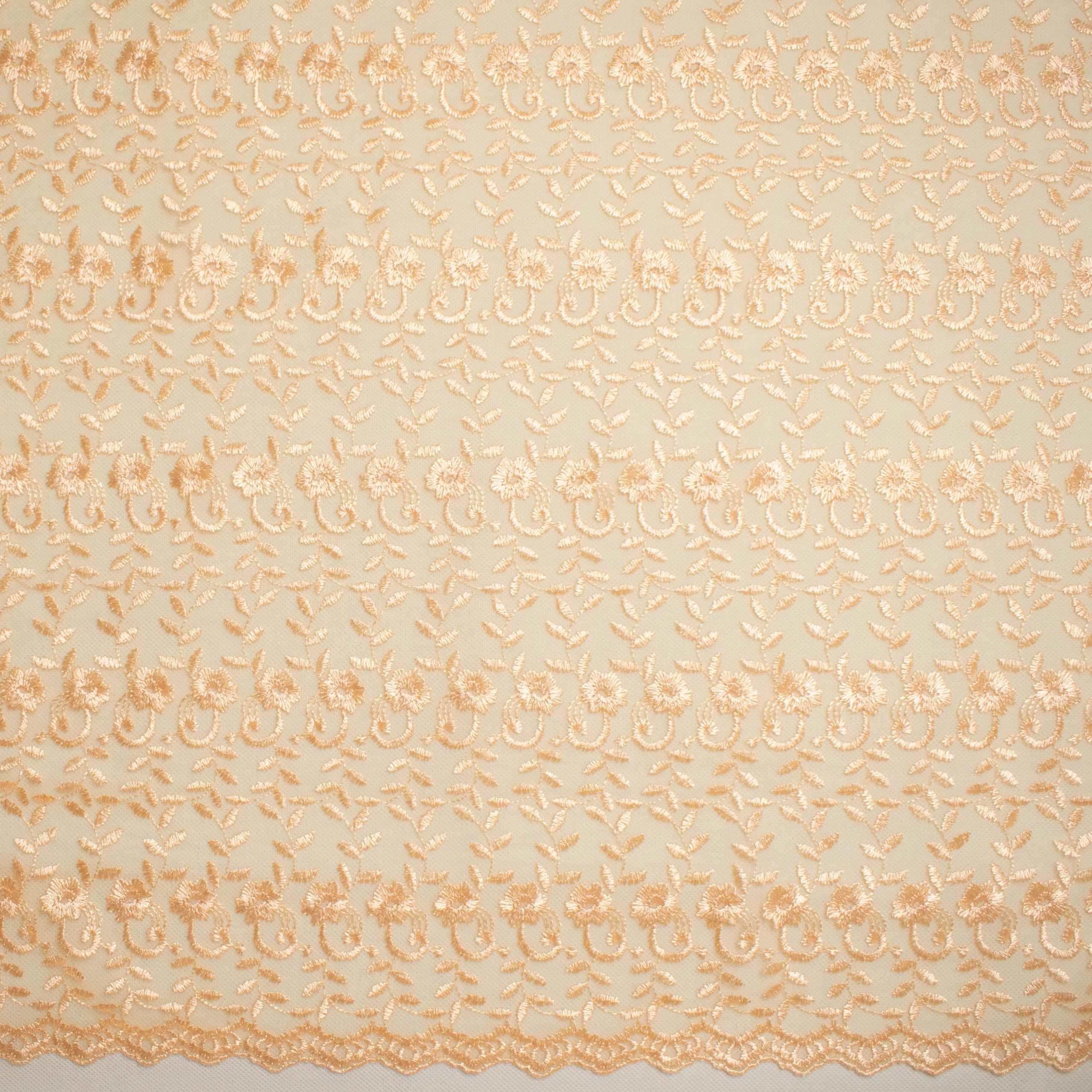 Embroidered Lace SF-01198 Peach