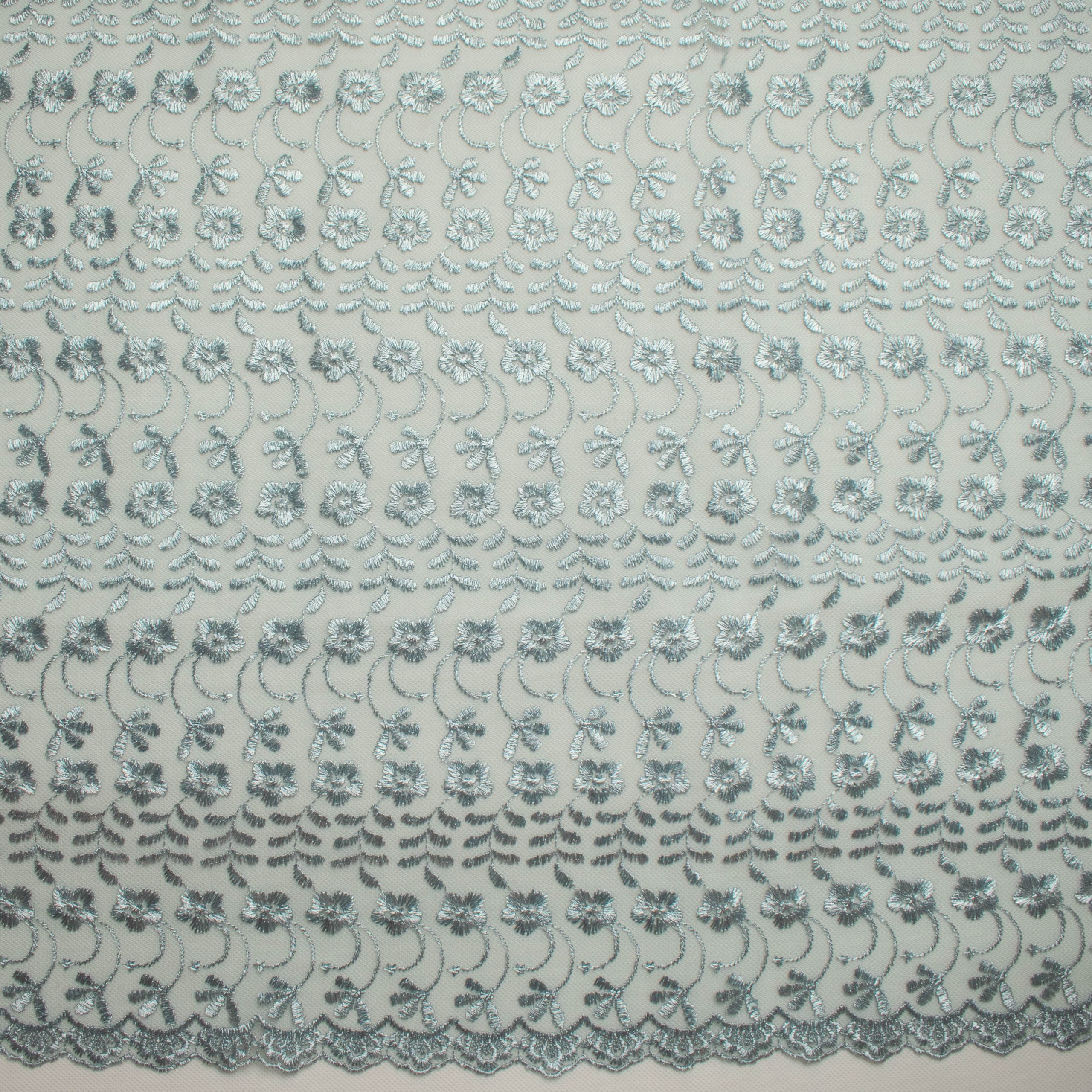 Embroidered Lace SF-01203 Grey