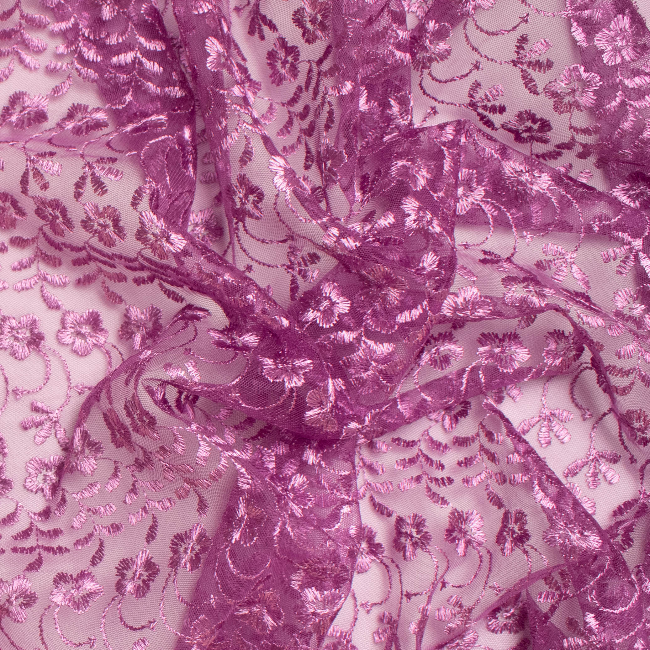 Embroidered Lace SF-01203 Mauve