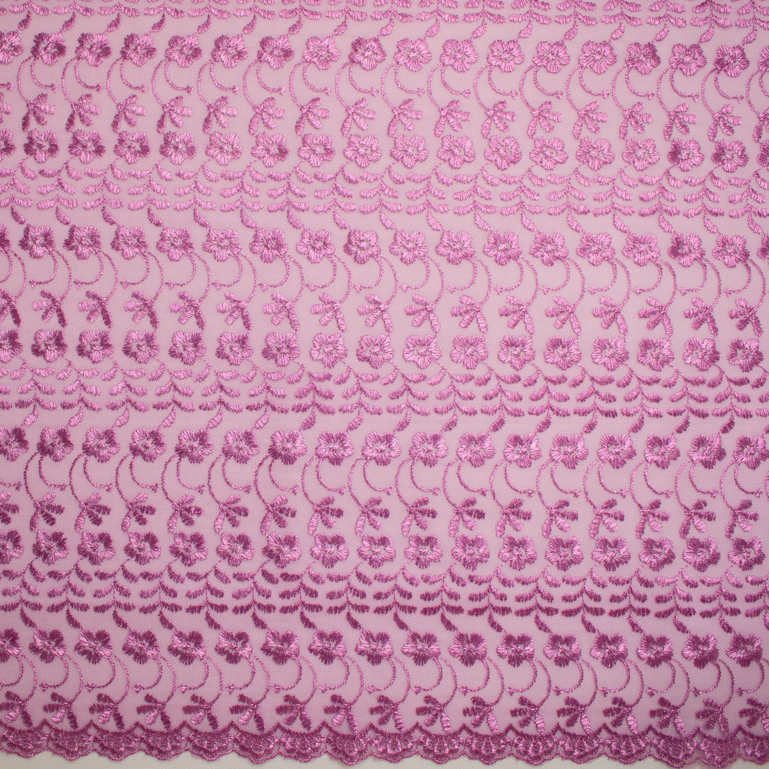 Embroidered Lace SF-01203 Mauve