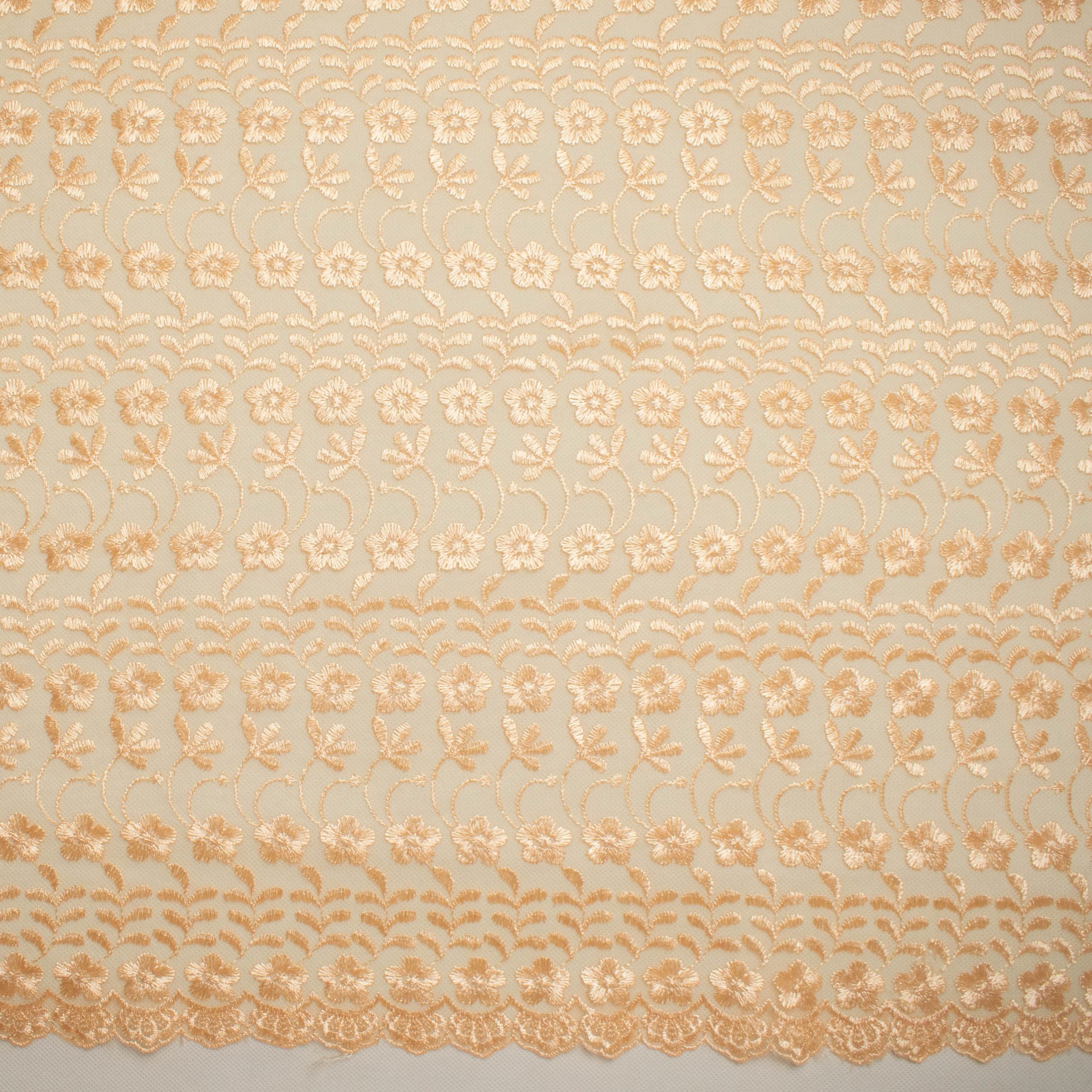 Embroidered Lace SF-01203 Peach