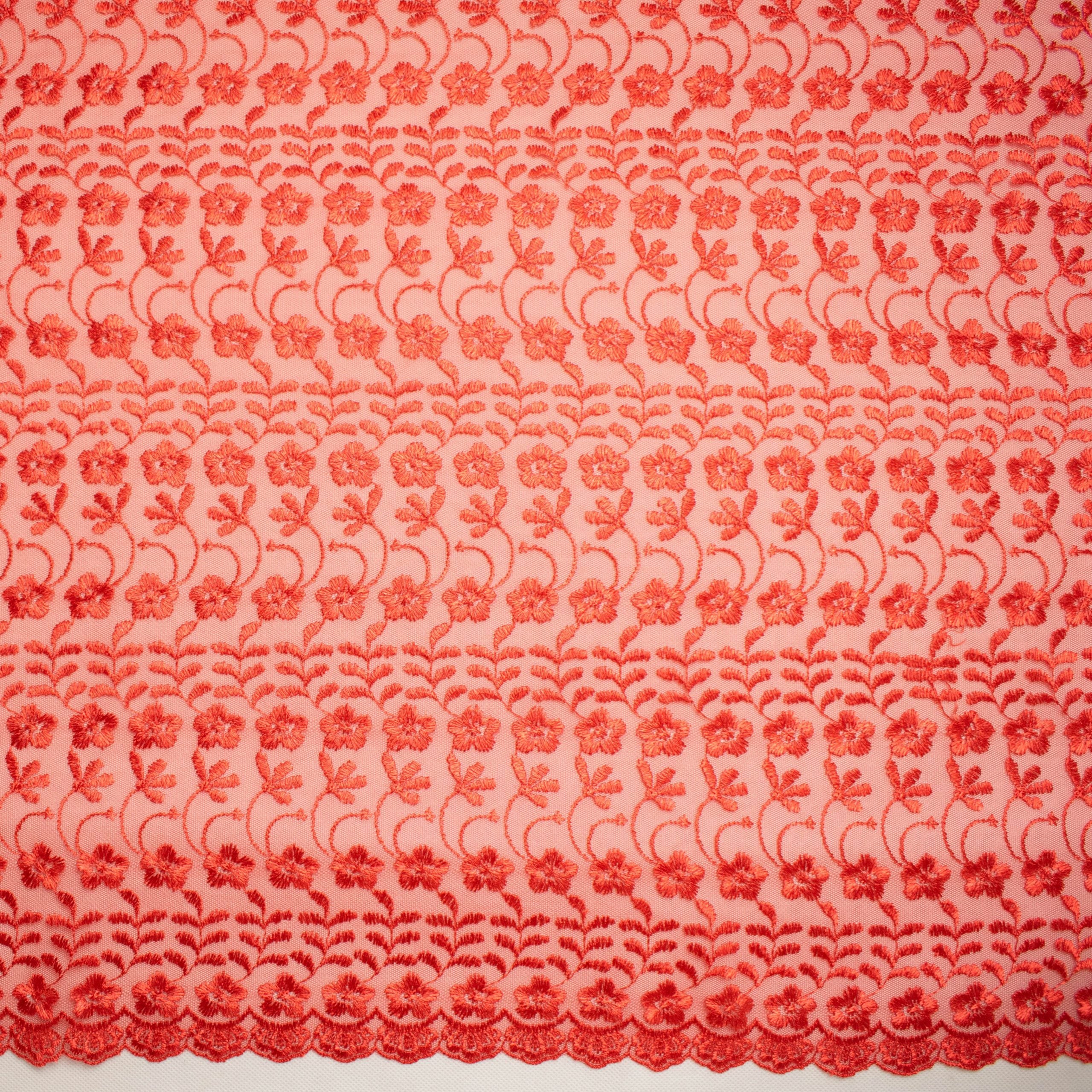 Embroidered Lace SF-01203 Red