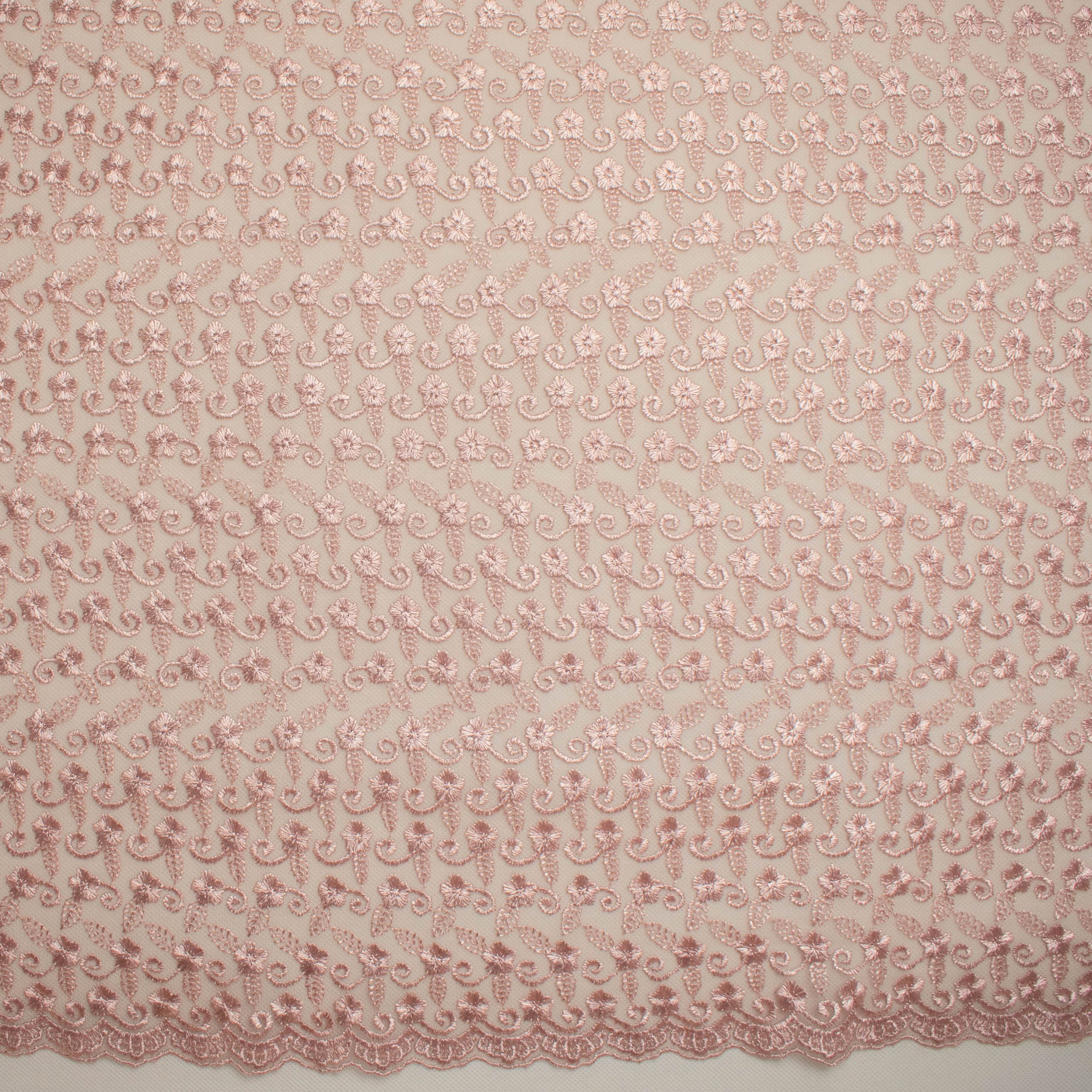 Embroidered Lace SF-01612 Dusty Rose
