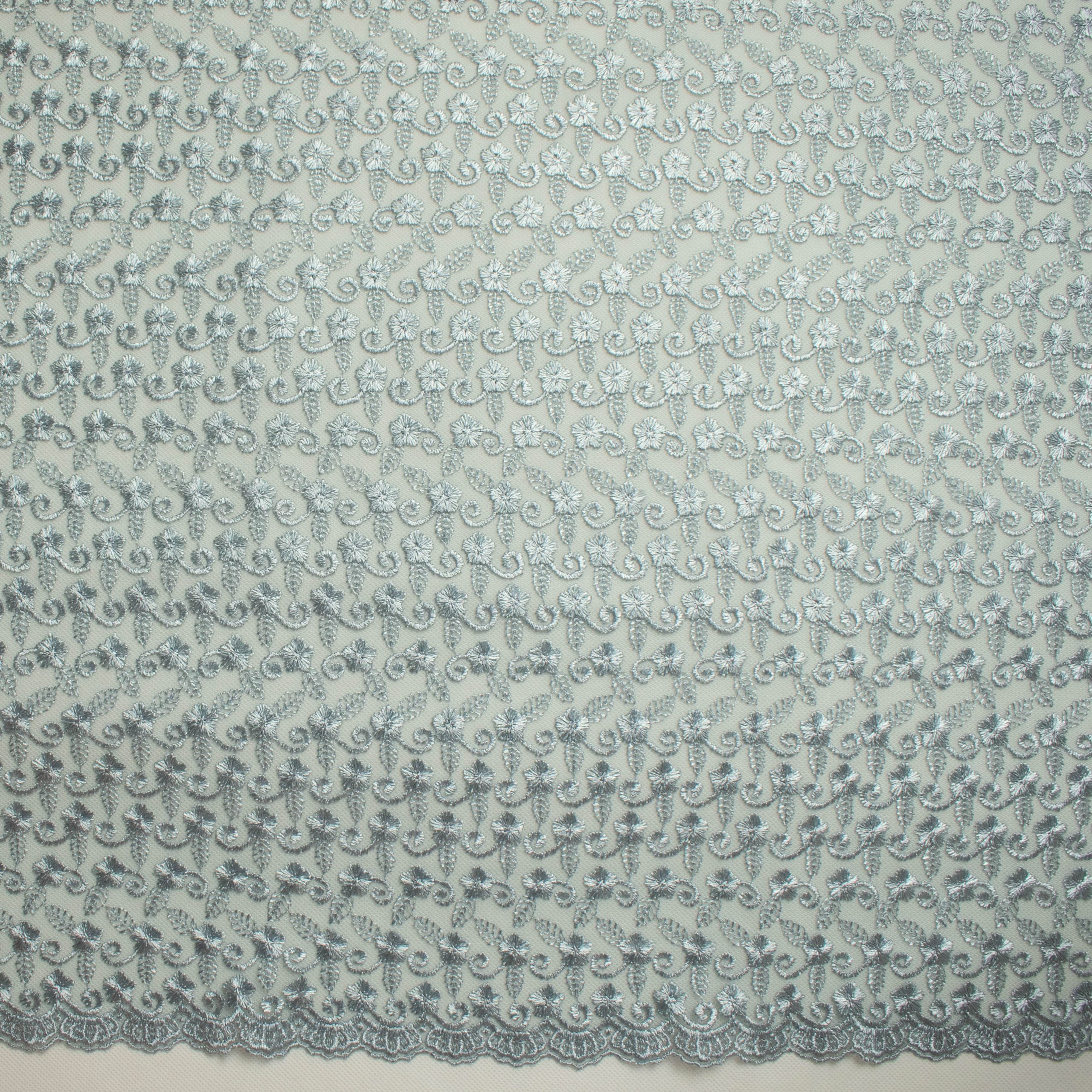 Embroidered Lace SF-01612 Grey