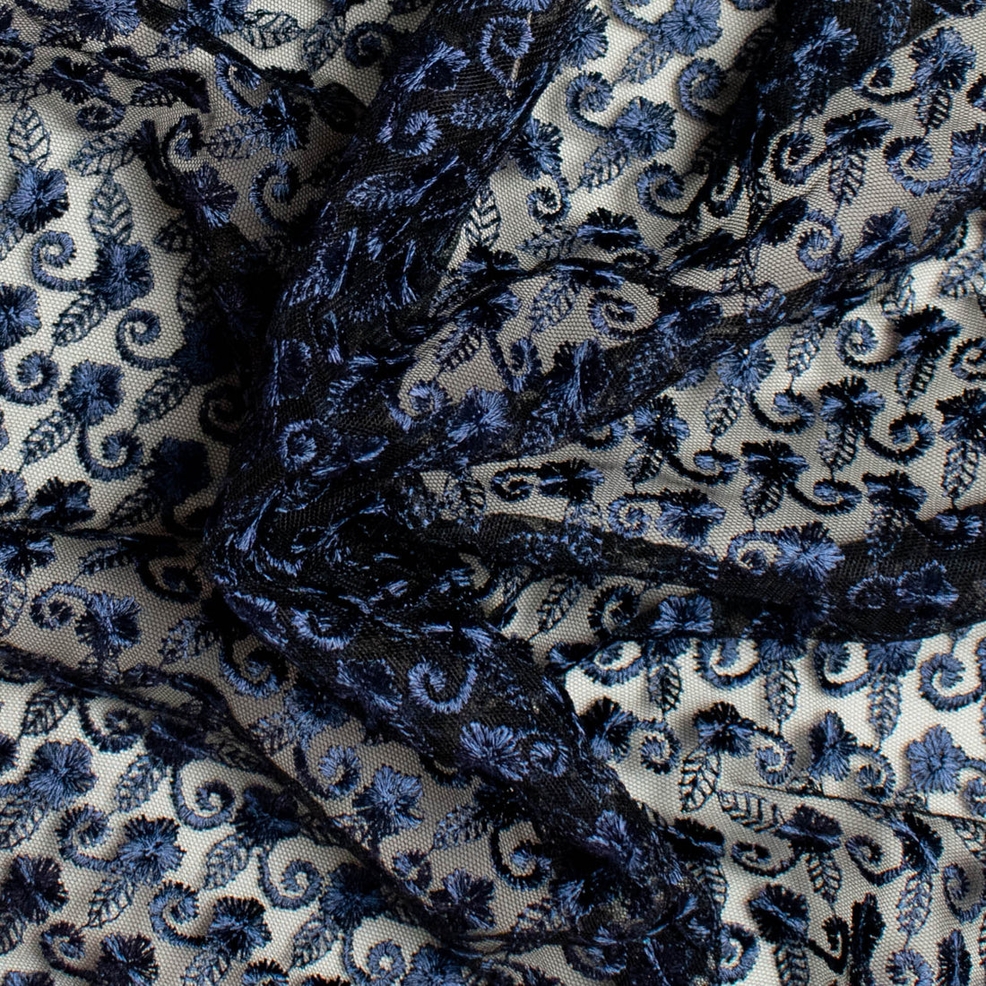 Embroidered Lace SF-01612 Navy
