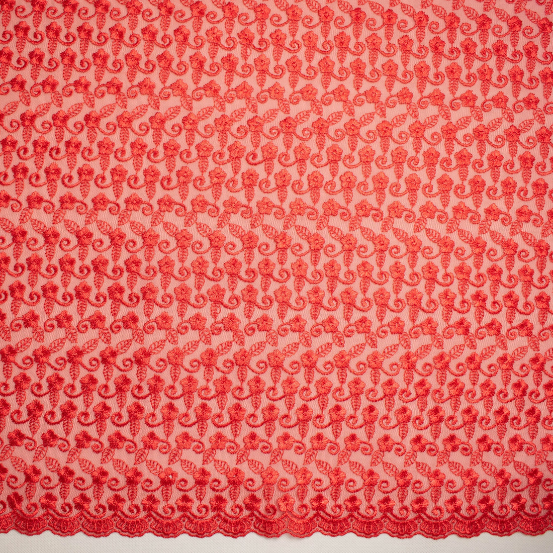 Embroidered Lace SF-01612 Red