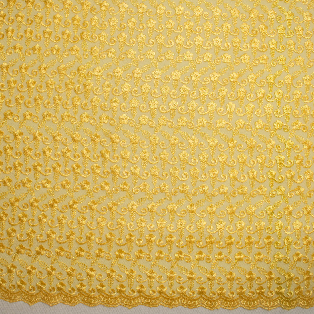 Embroidered Lace SF-01612 Yellow