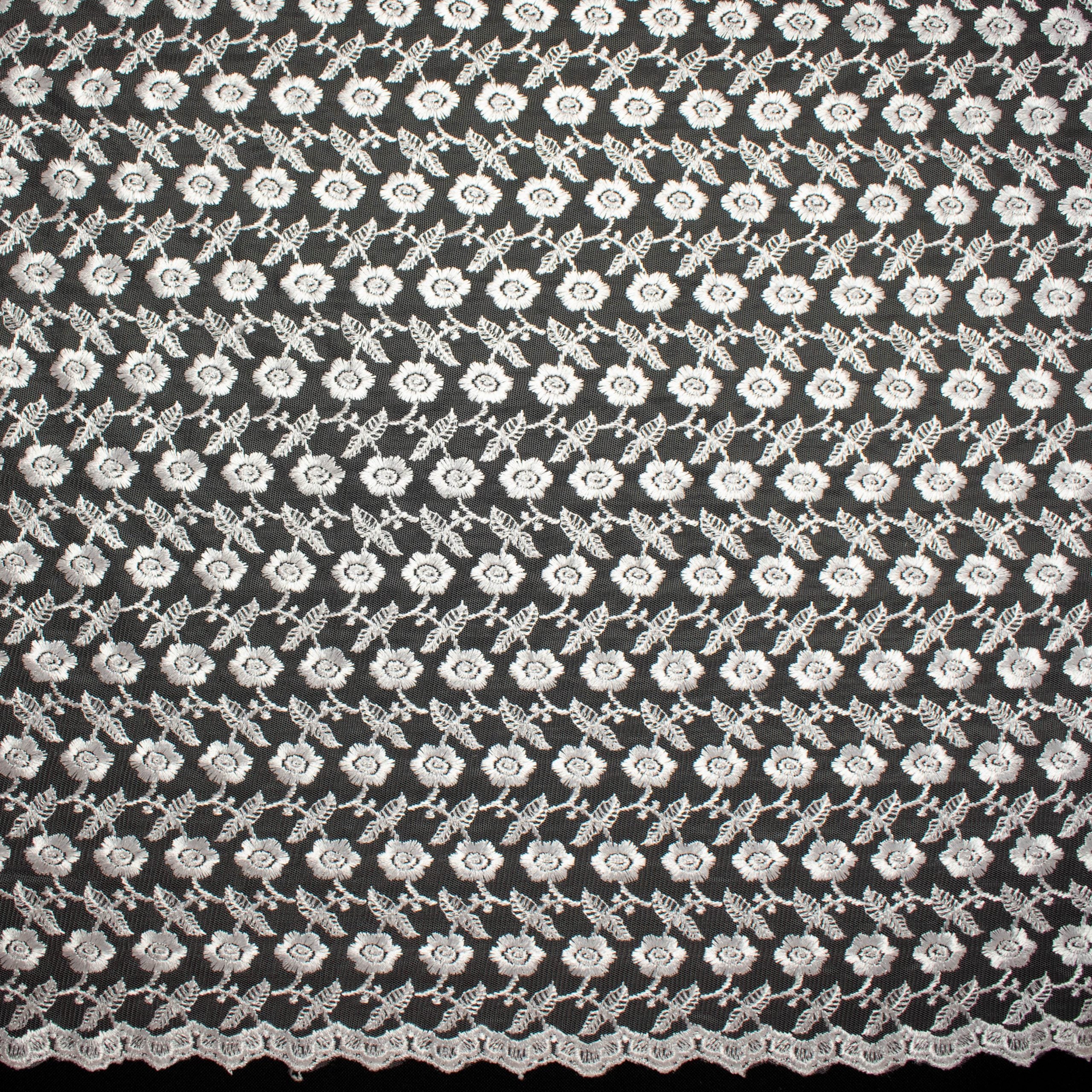 Embroidered Lace SF-058781L1 White