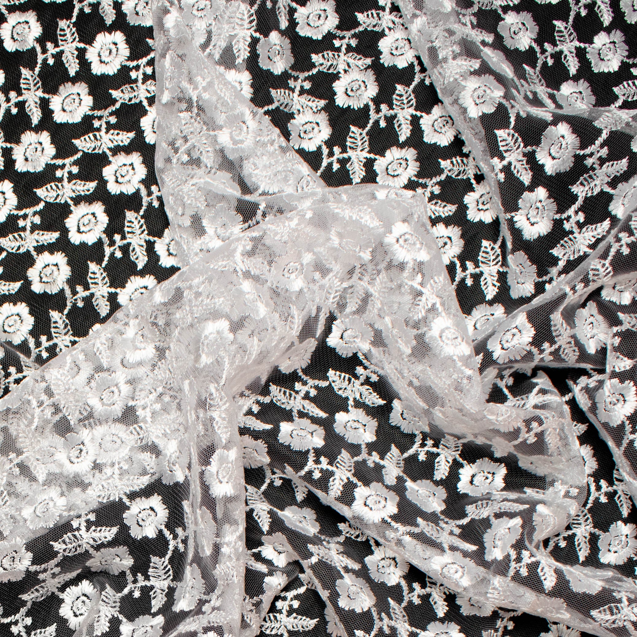 Embroidered Lace SF-058781L1 White