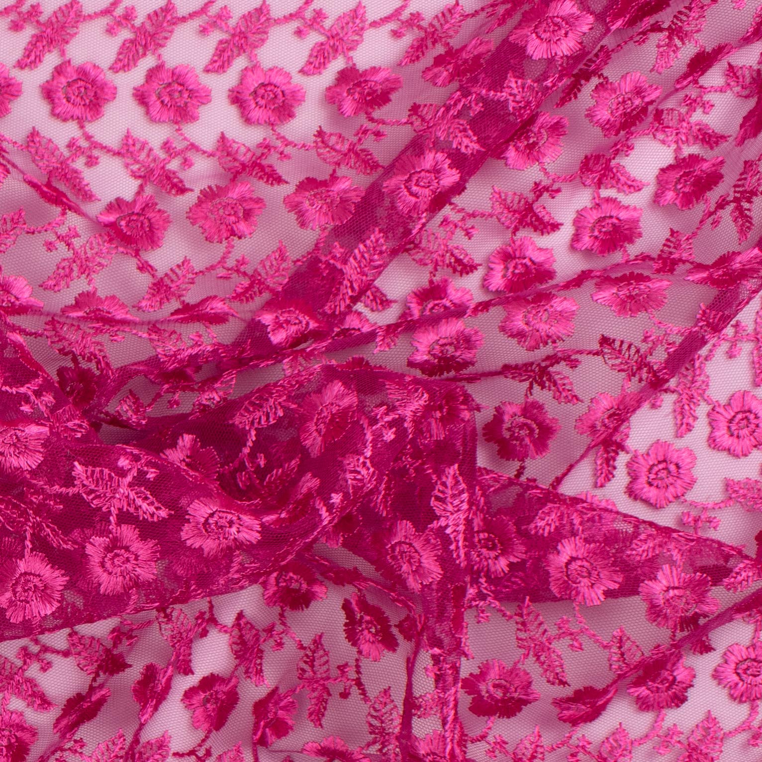 Embroidered Lace SF-2722 Pink