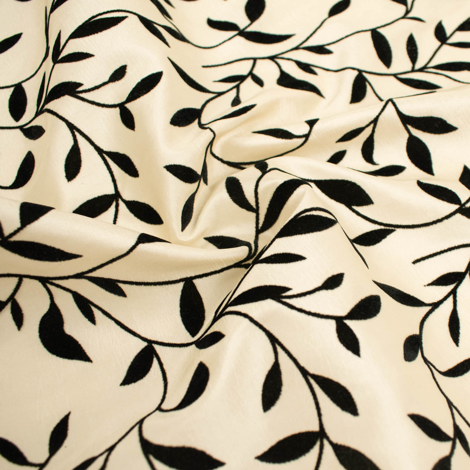 Velvet Flocked Taffeta