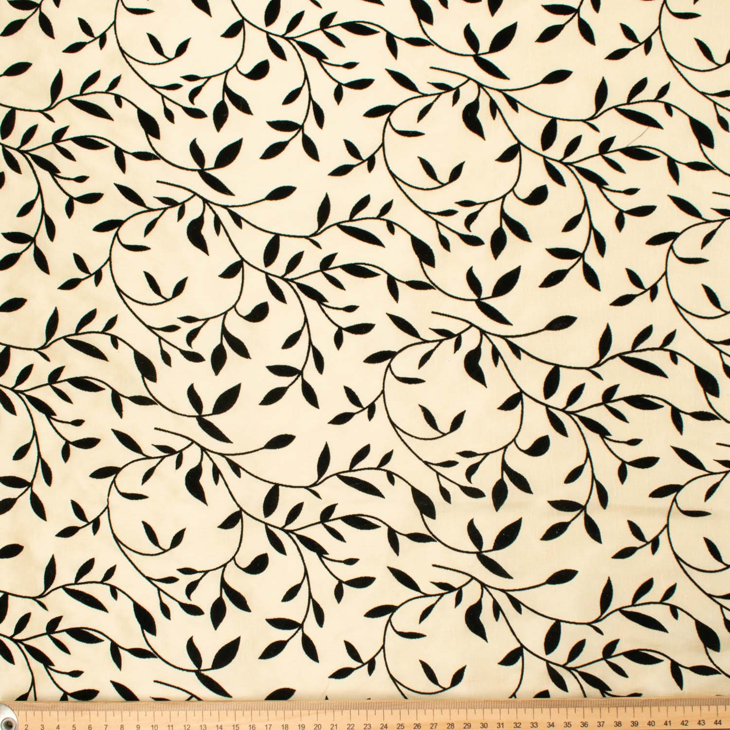 Velvet Flocked Taffeta