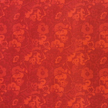 Fabric Editions Red Floral Cotton Prints
