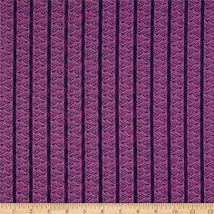 Fabric Editions Michalina Purple Stripes Cotton Prints