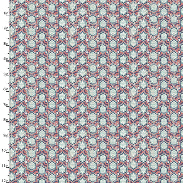 Fabric Editions Quentin Floral on Brick Cotton Prints