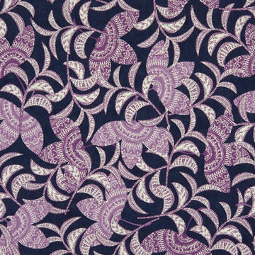 Fabric Editions Michalina Purple Floral Cotton Prints