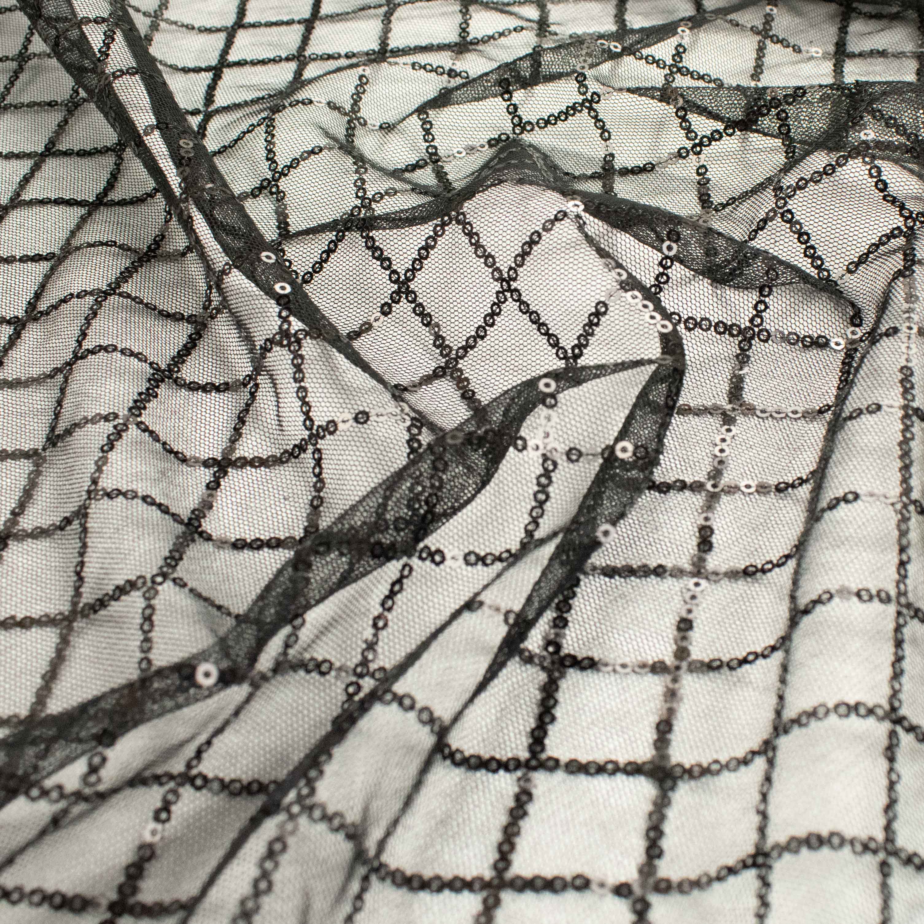 Sequin Mesh Lace Design-12