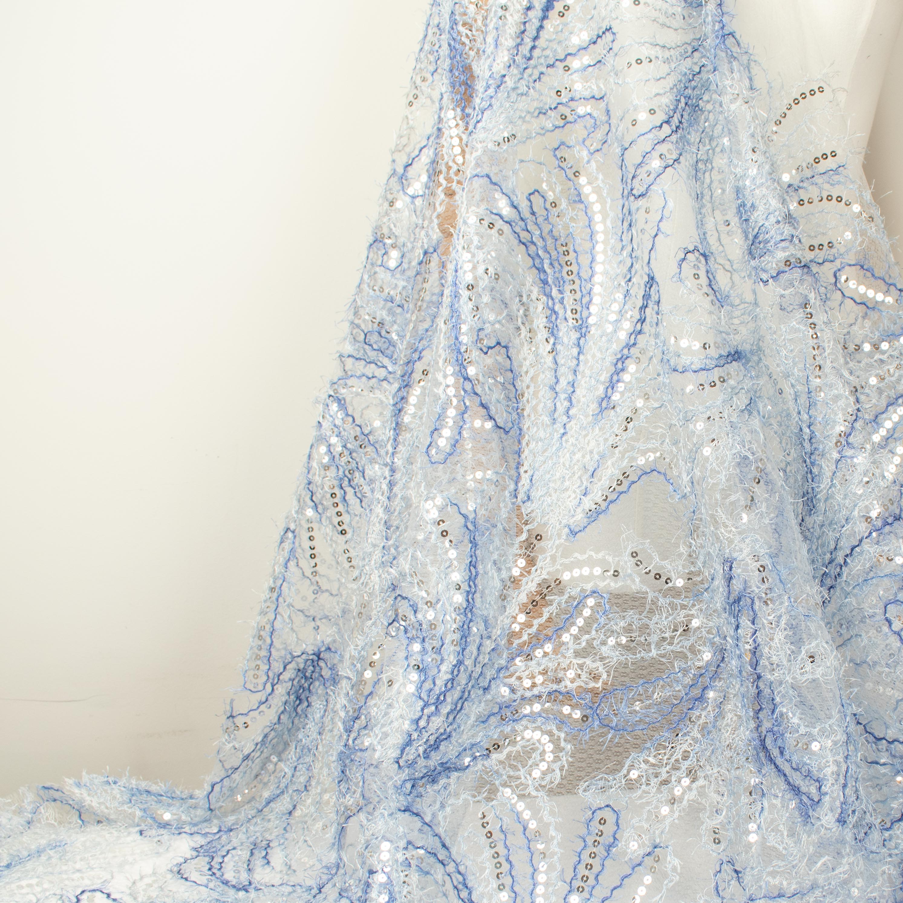 Sequin Mesh Lace Design-19