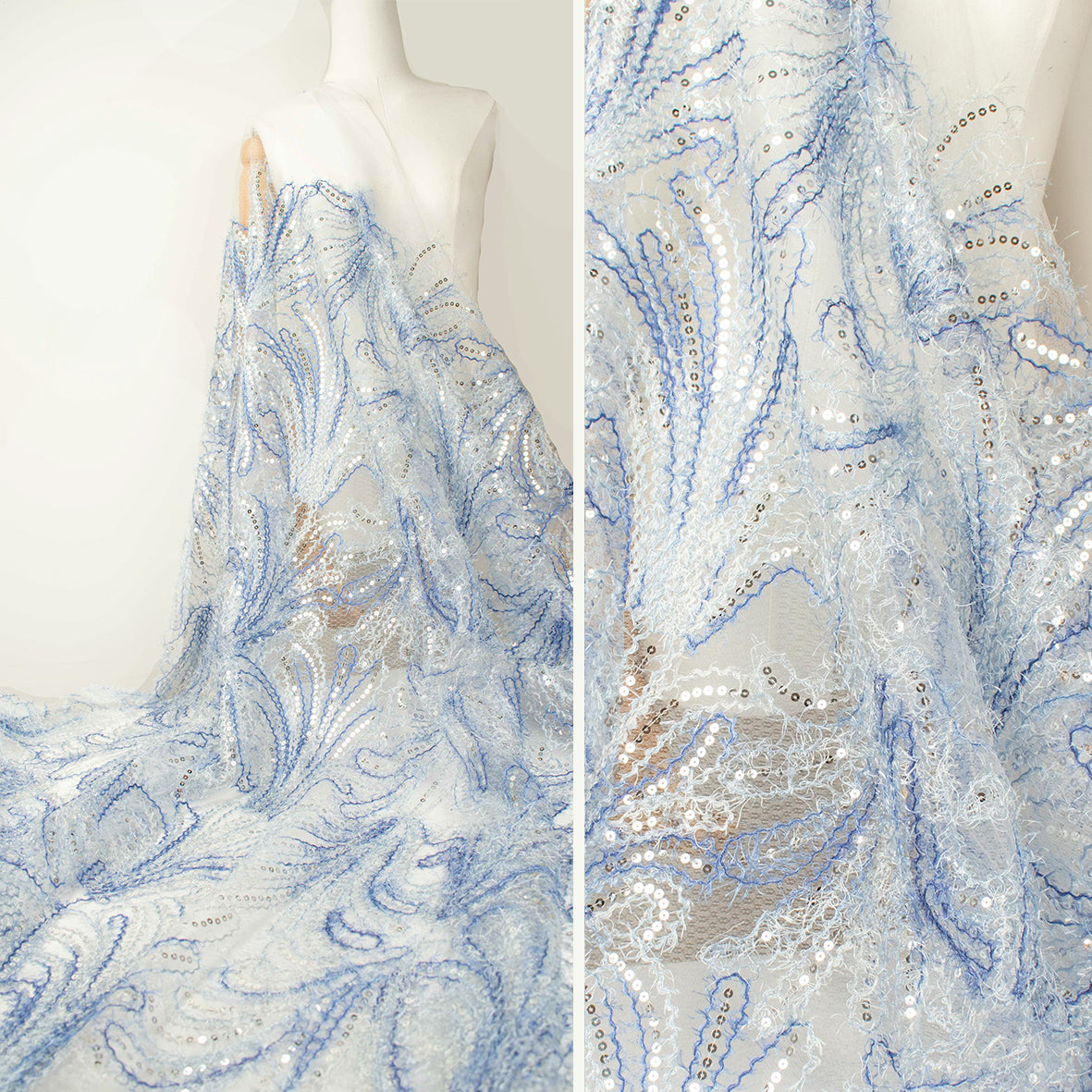 Sequin Mesh Lace Design-19