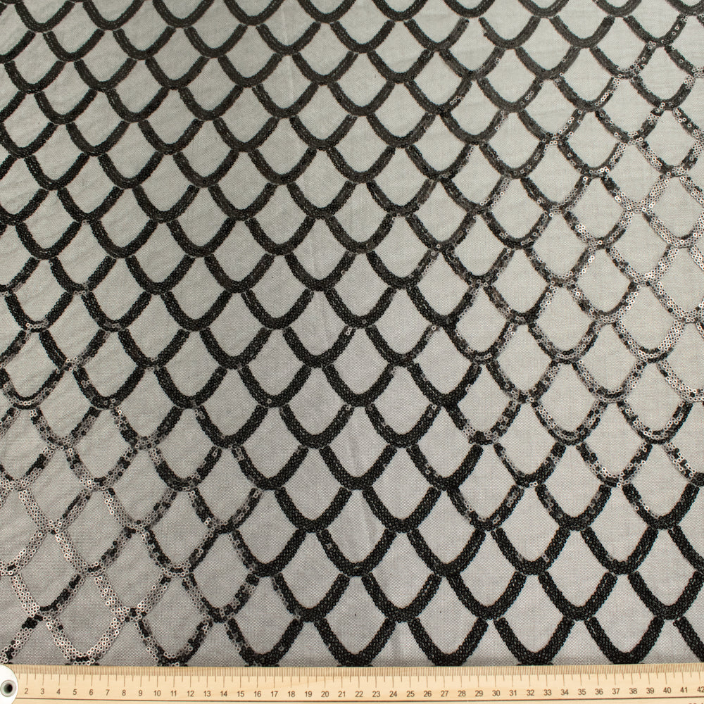 Sequin Mesh Lace Design-29