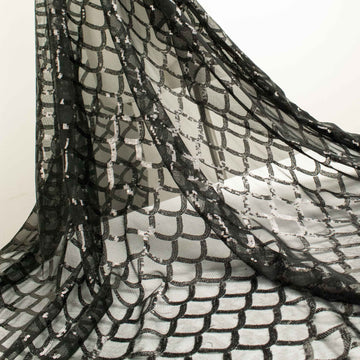 Sequin Mesh Lace Design-29