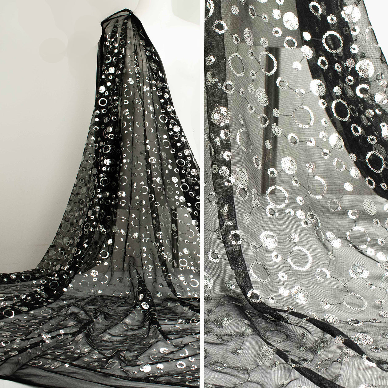 Sequin Mesh Lace Design-34