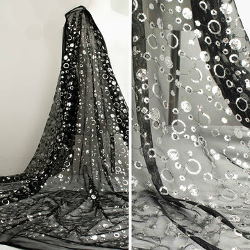 Sequin Mesh Lace Design-34