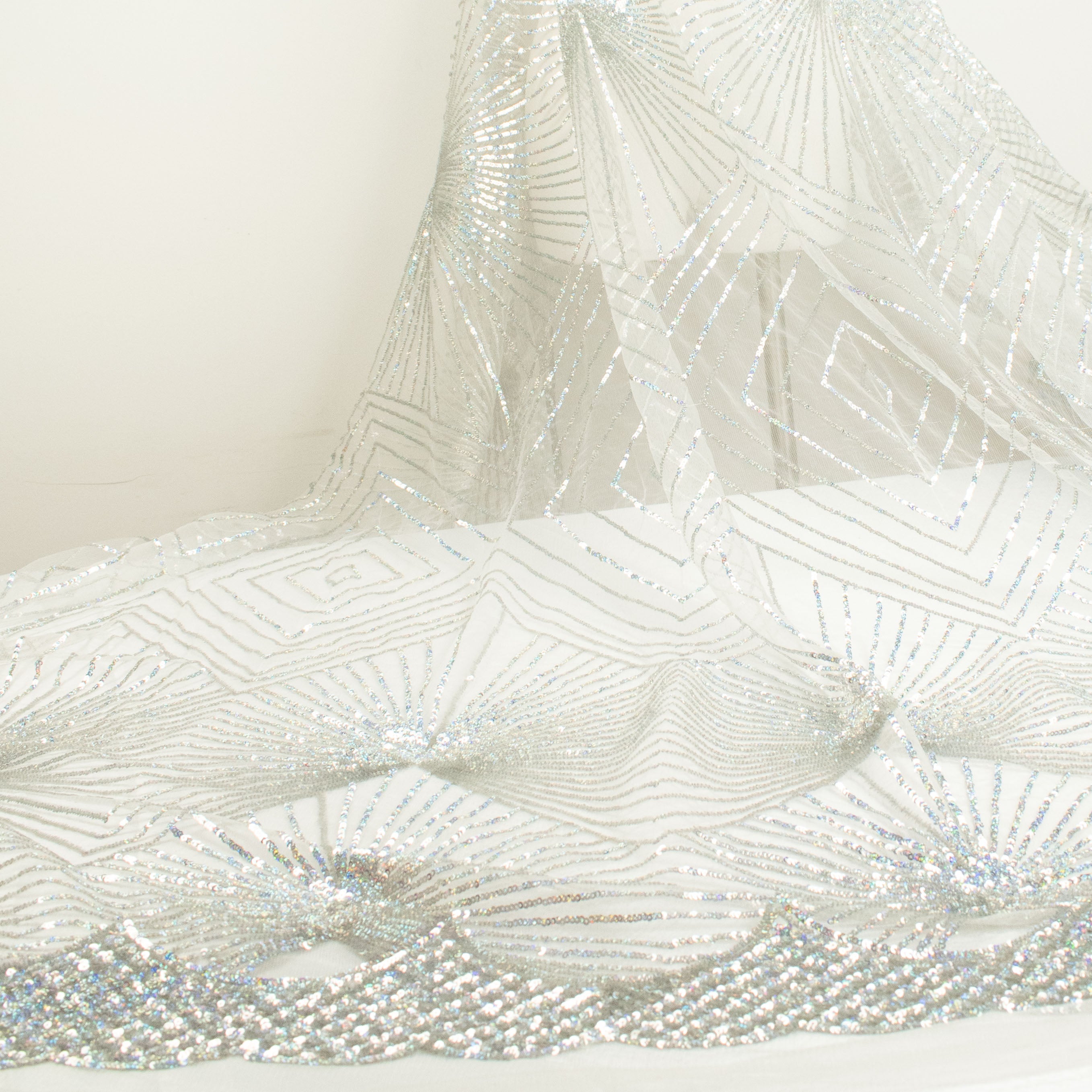 Sequin Mesh Lace Design-35