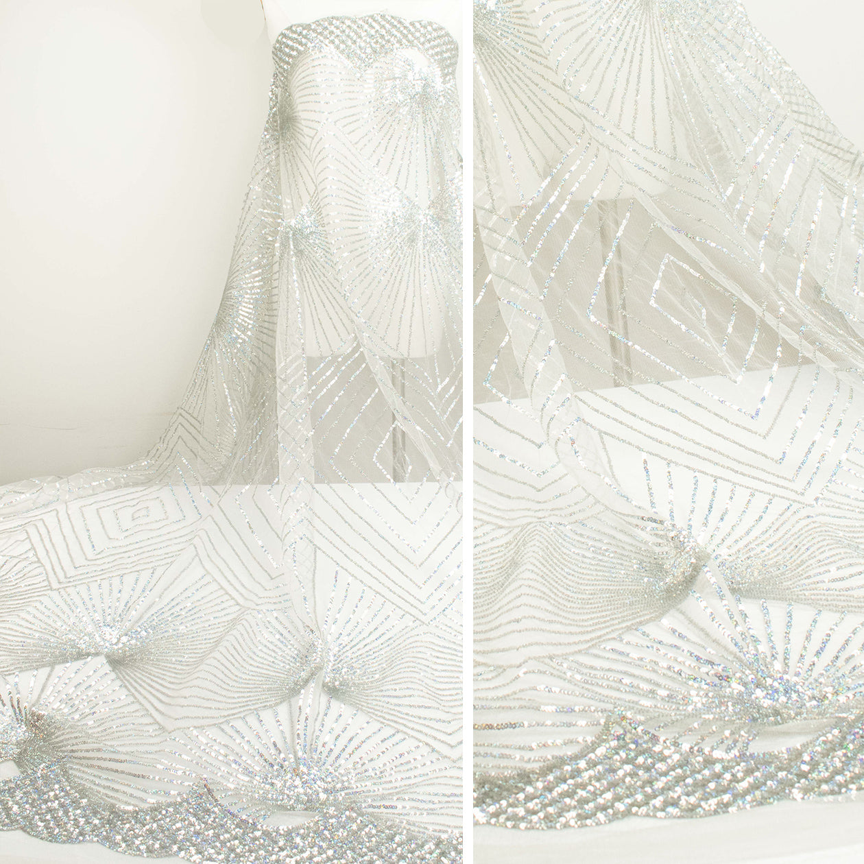 Sequin Mesh Lace Design-35