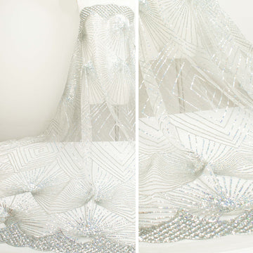 Sequin Mesh Lace Design-35