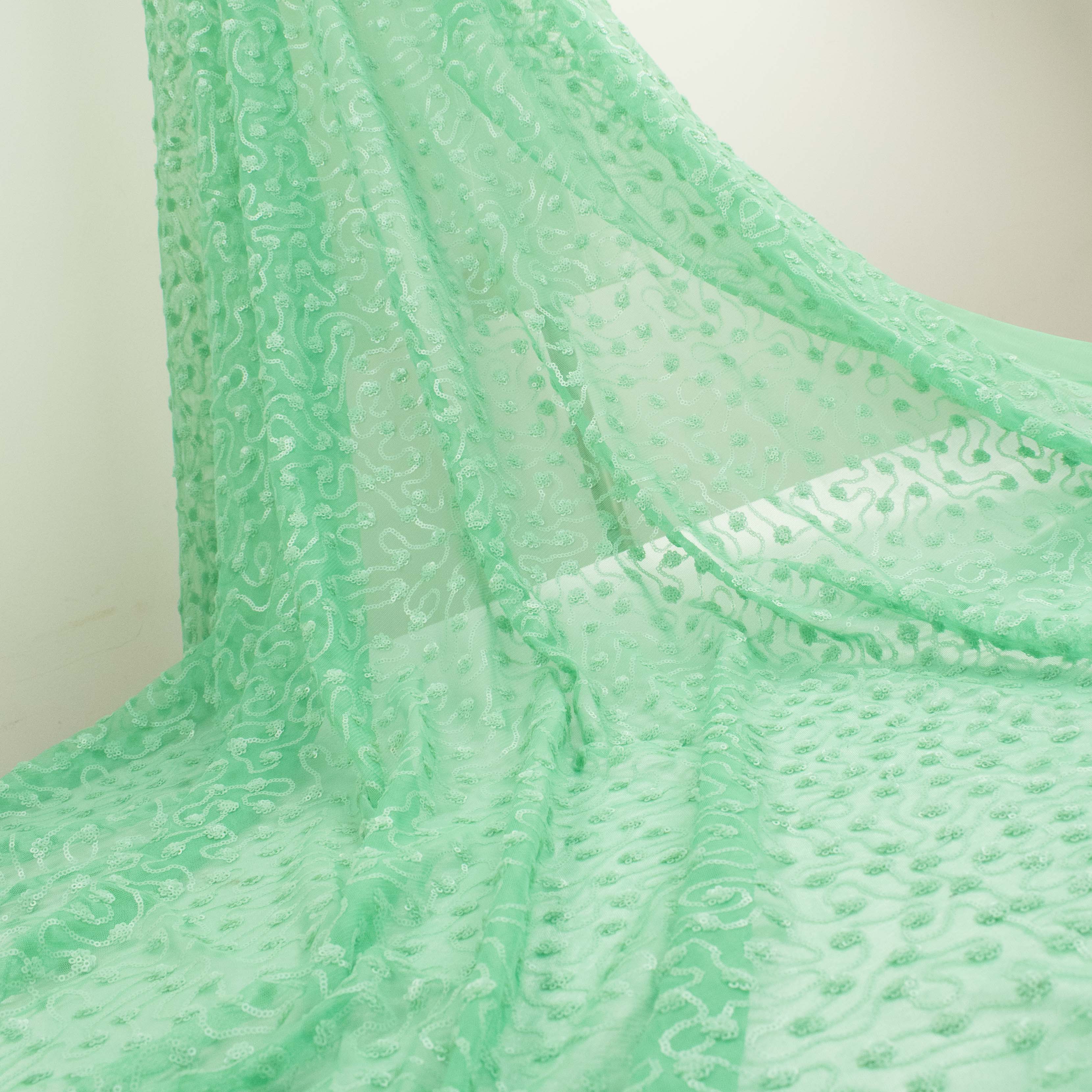 Sequin Mesh Lace Design-36