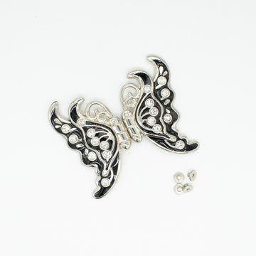 Birch Metal Decor Fashion Buckle Design-10 Butterfly