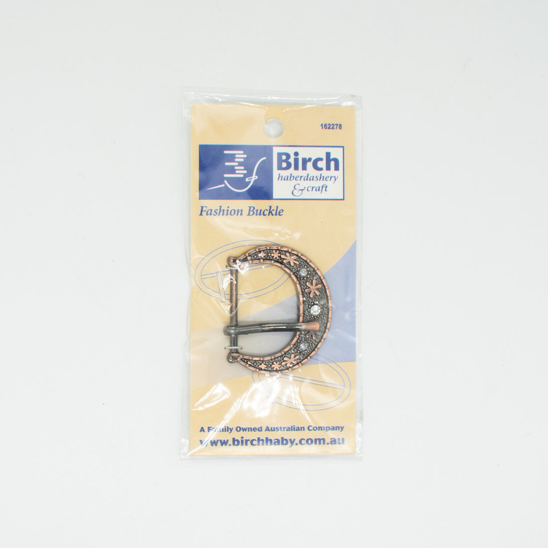 Birch Metal Belt Fashion Buckle Red Brass 30mmX40mm